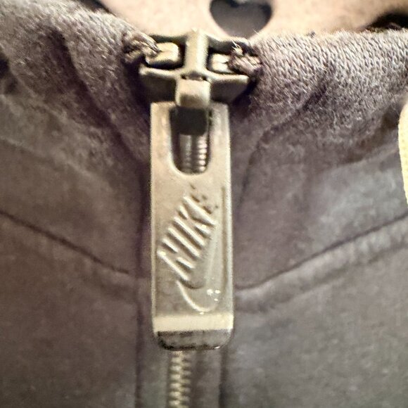 Nike Floral Swoosh Half Zip Hoodie Women’s M Black - Picture 8 of 10